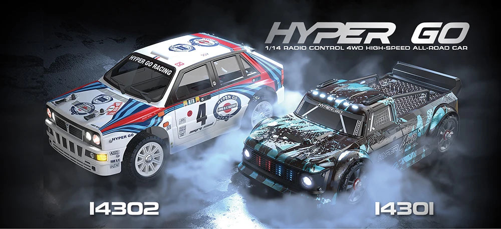 HYPER GO RC MJX 14304 14303 14302 High Speed Drift Car  With Gyroscope