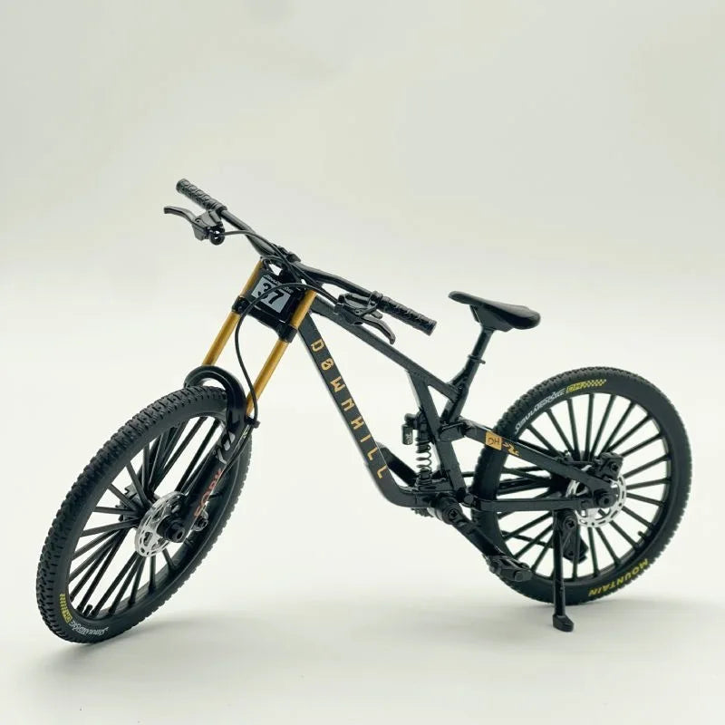 1:8 New Mini Alloy Bicycle Diecast Model Simulation Finger Mountain Metal Bikes Funny Collection Gifts Toys for Boys