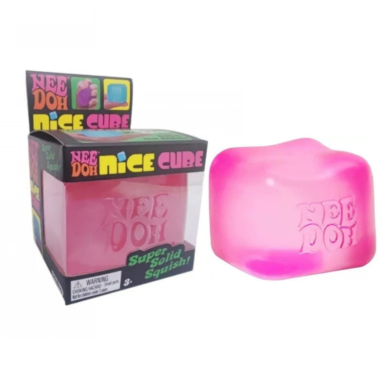 NeeDoh Nice Cube Sensory Fidget Toy Squishy Toys for Adults
