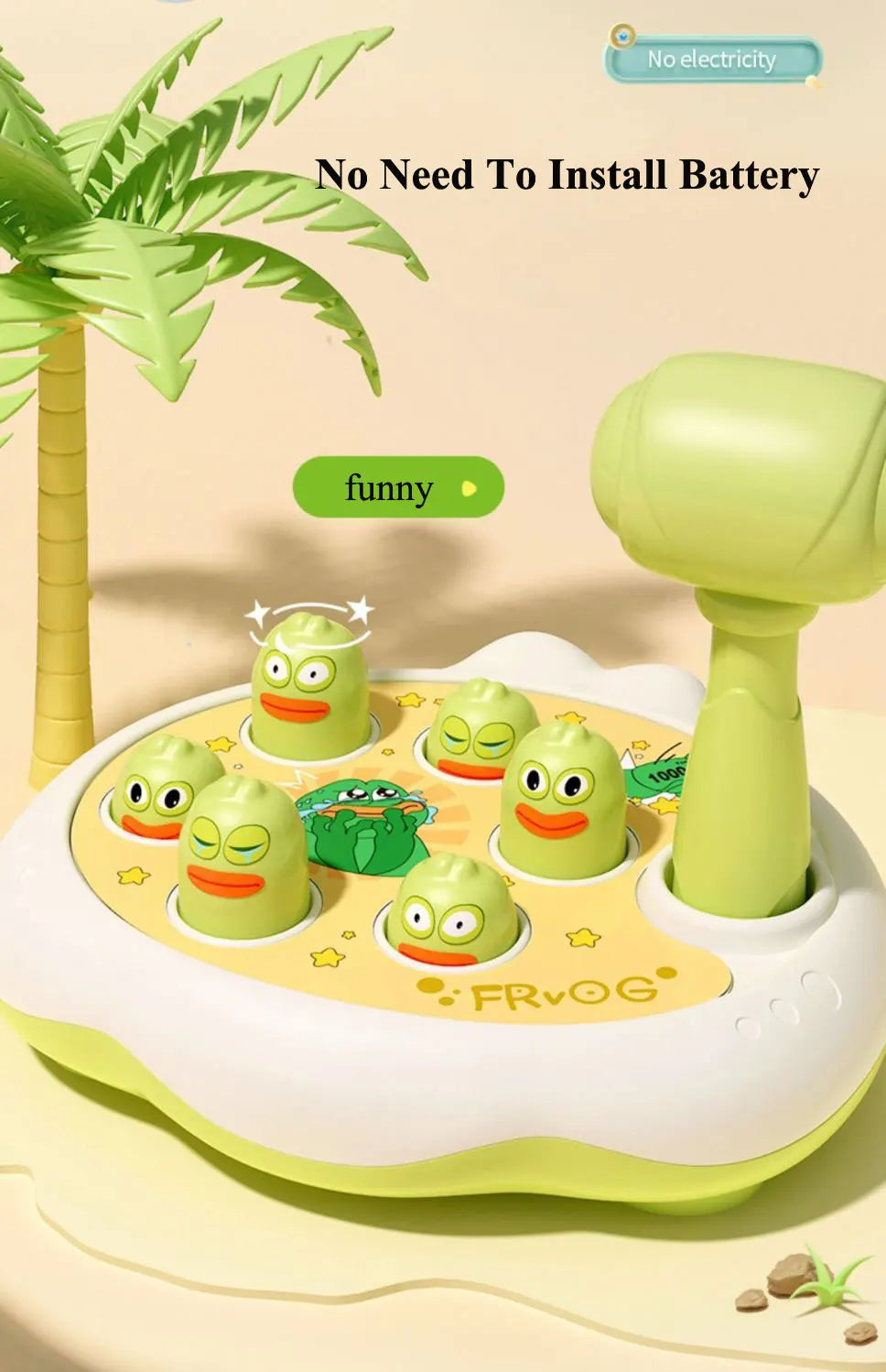 Duck/Frog/Pig Baby Toy Montessori Game Educational Gift