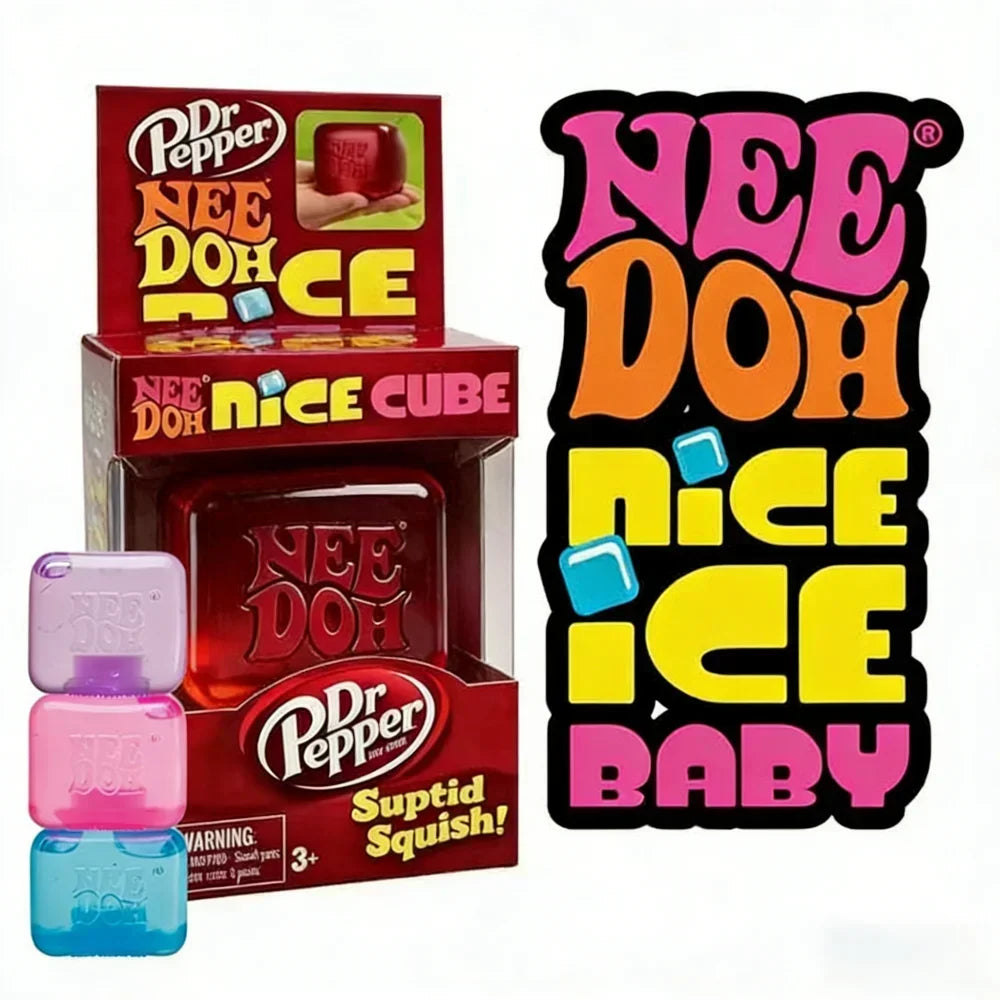 NeeDoh Nice Cube Sensory Fidget Toy Squishy Toys for Adults