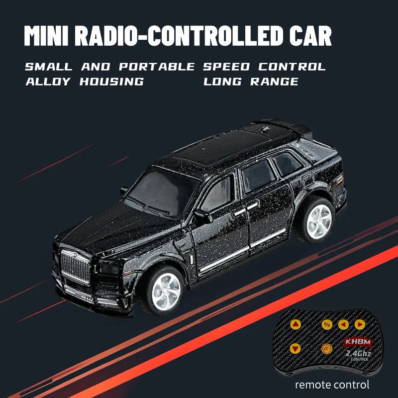 New RC Car MINI Alloy 1/64 Remote Control Car