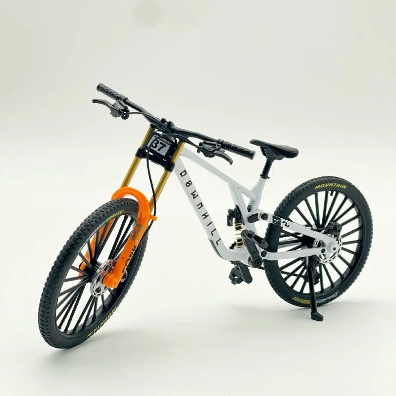 1:8 New Mini Alloy Bicycle Diecast Model Simulation Finger Mountain Metal Bikes Funny Collection Gifts Toys for Boys