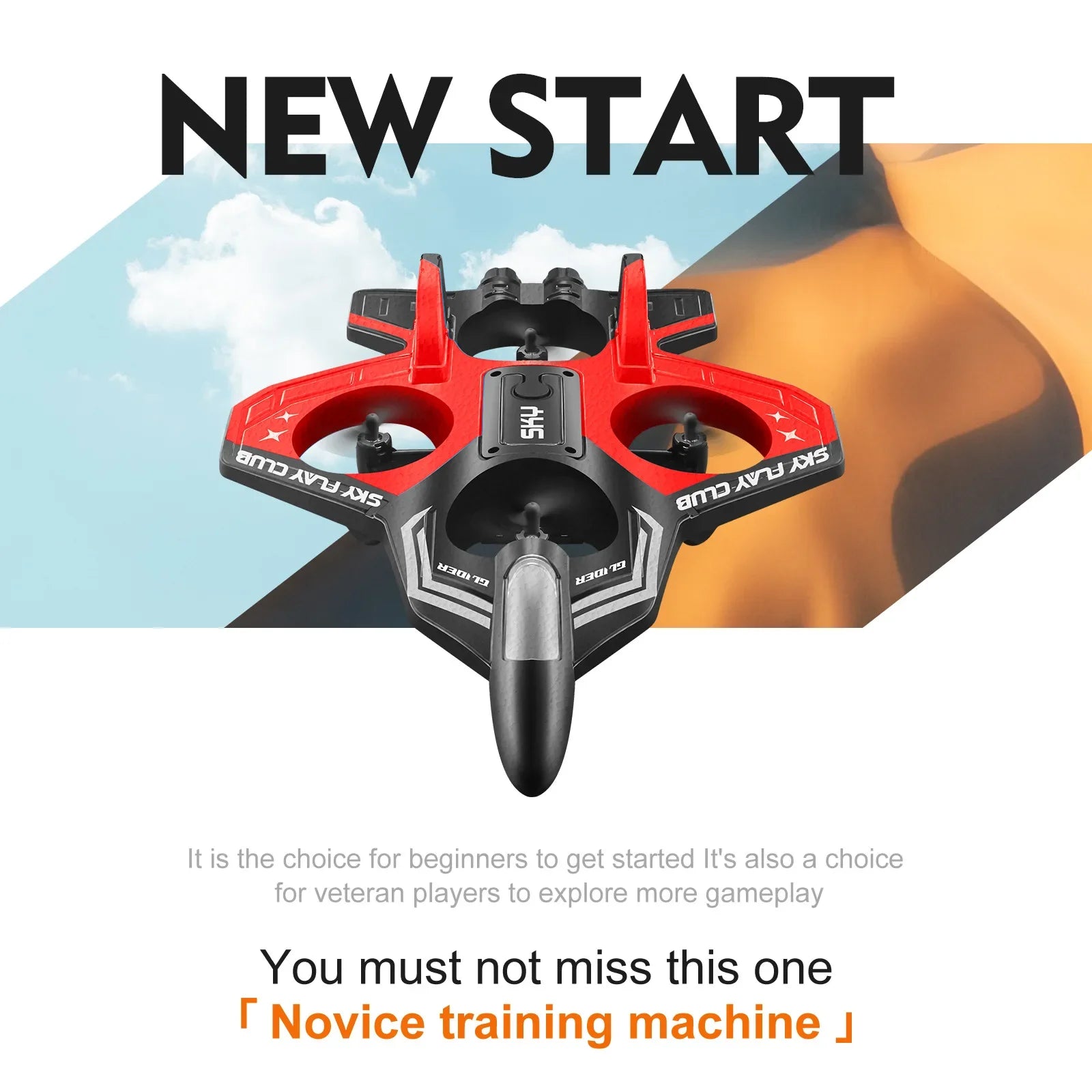 Foam RC Plane with Cool LED Lights | 360° Flip Stunt  2.4G 4CH Remote Control