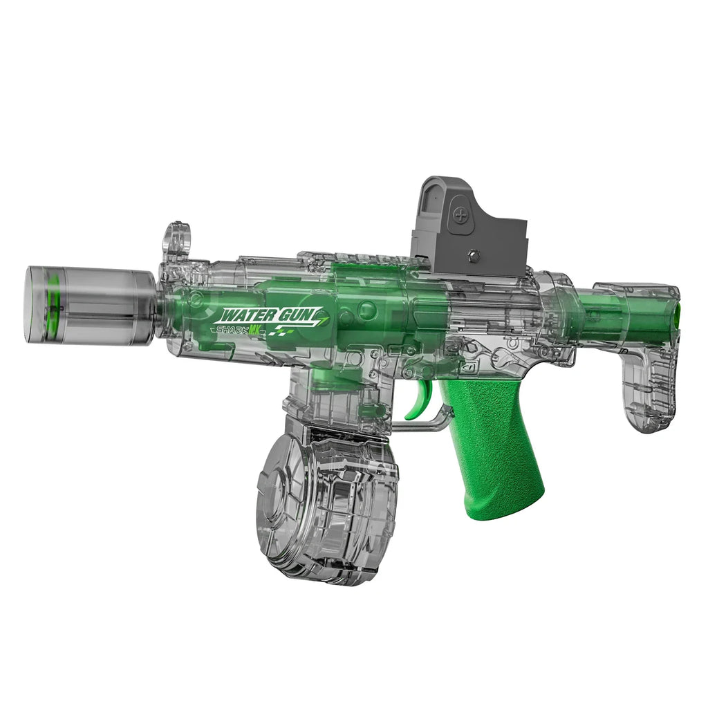 Simulated Firing and Recoil Electric Water Gun Toys Children Automatic Sensor Lights Water Pistol Kids Toy