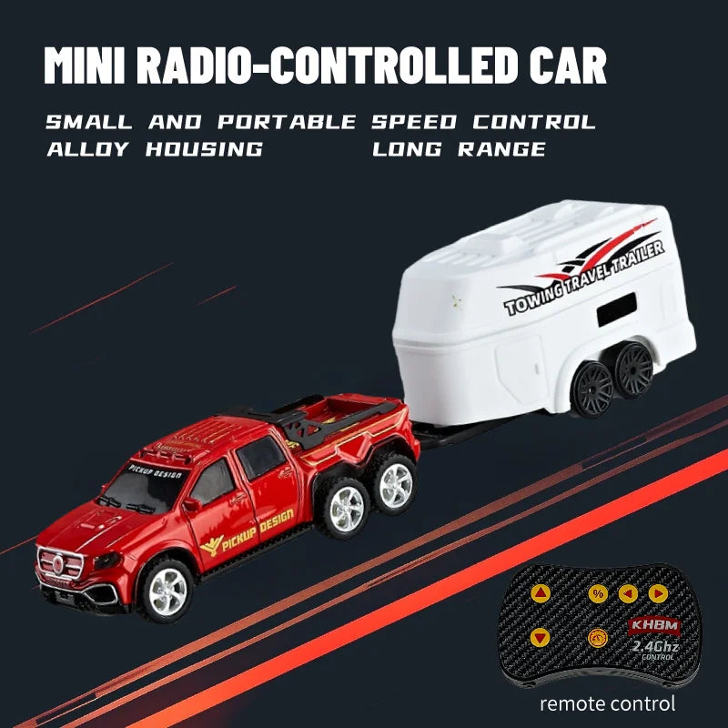 New RC Car MINI Alloy 1/64 Remote Control Car