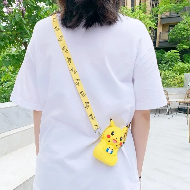 Pokemon Anime Pikachu Lovely Fashion Bag Princess Small Silicone Purse