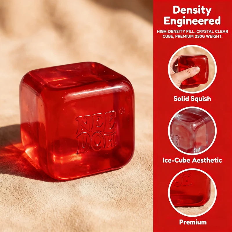 NeeDoh Nice Cube Sensory Fidget Toy Squishy Toys for Adults