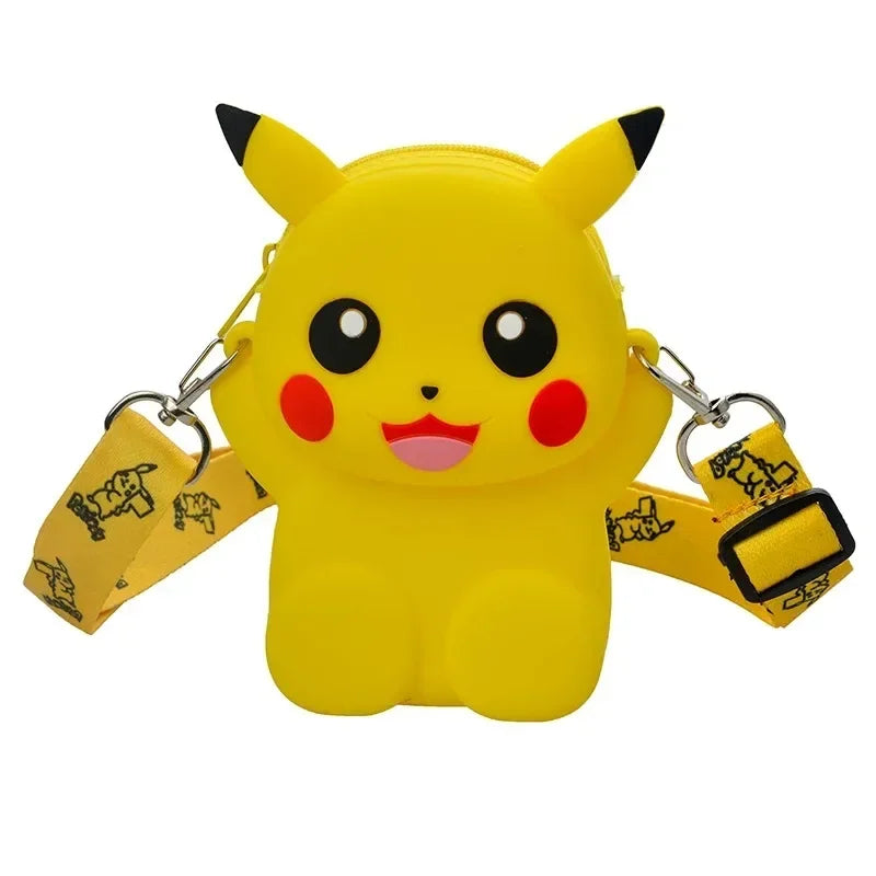Pokemon Anime Pikachu Lovely Fashion Bag Princess Small Silicone Purse