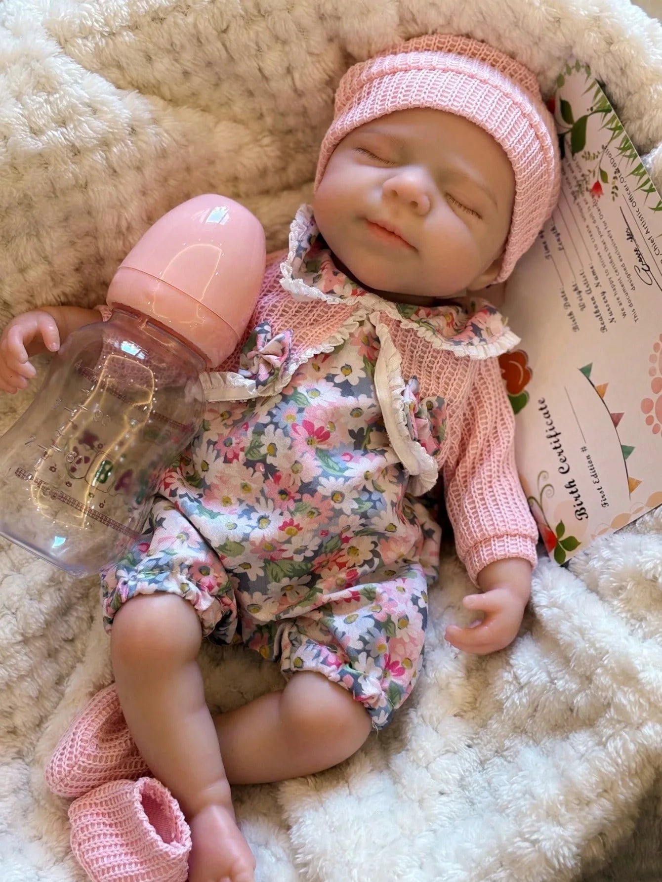 Soft Silicone Girl Newborn Baby Doll | 13 Inch