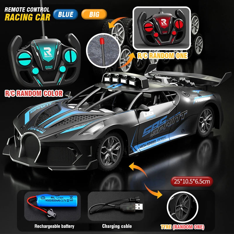 RC Car 4Ch High-Speed Remote Control Drift Racing Car Electric Sportscar