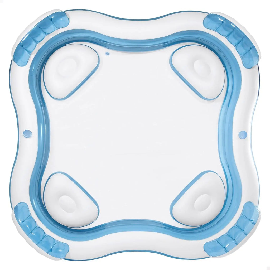 Swimming Pool 90 X 90 X 26 for Ages 3+ Swim Center Family Lounge Durable PVC Material Blue Color Easy Setup and Storage