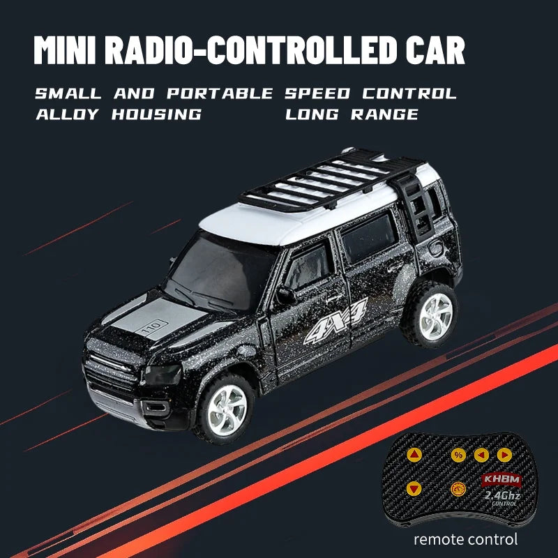 New RC Car MINI Alloy 1/64 Remote Control Car