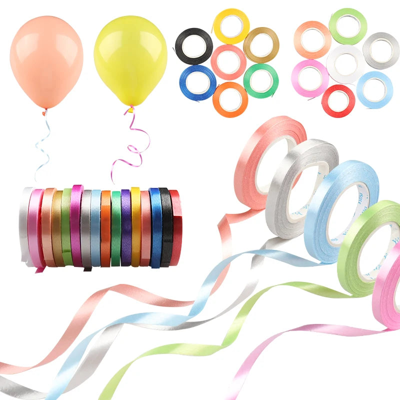 10metre/Roll Balloon Ribbon Birthday Party Decoration Supplies Wedding Accessories