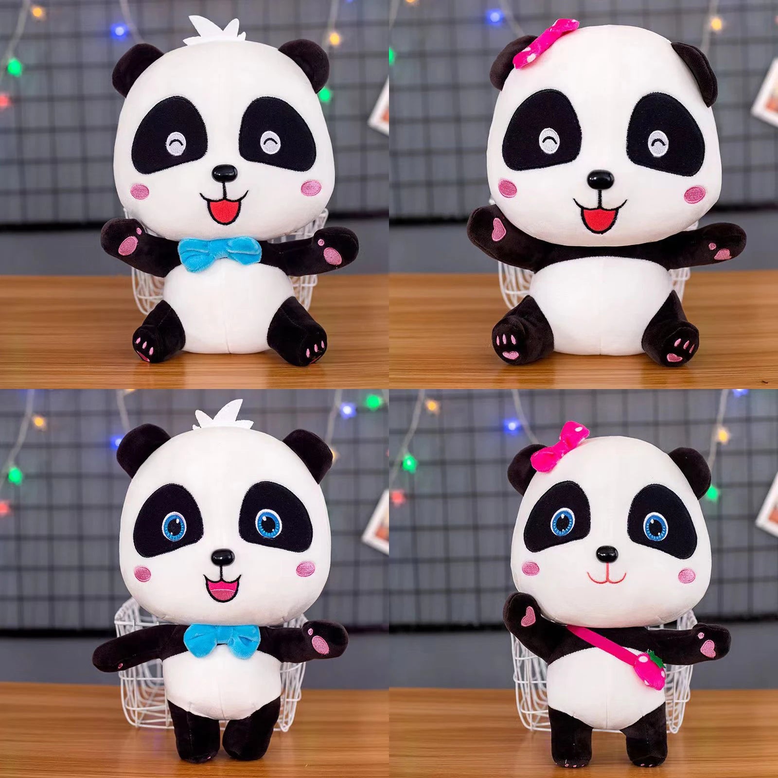 22/30cm Baby Panda Soft Doll Kiki