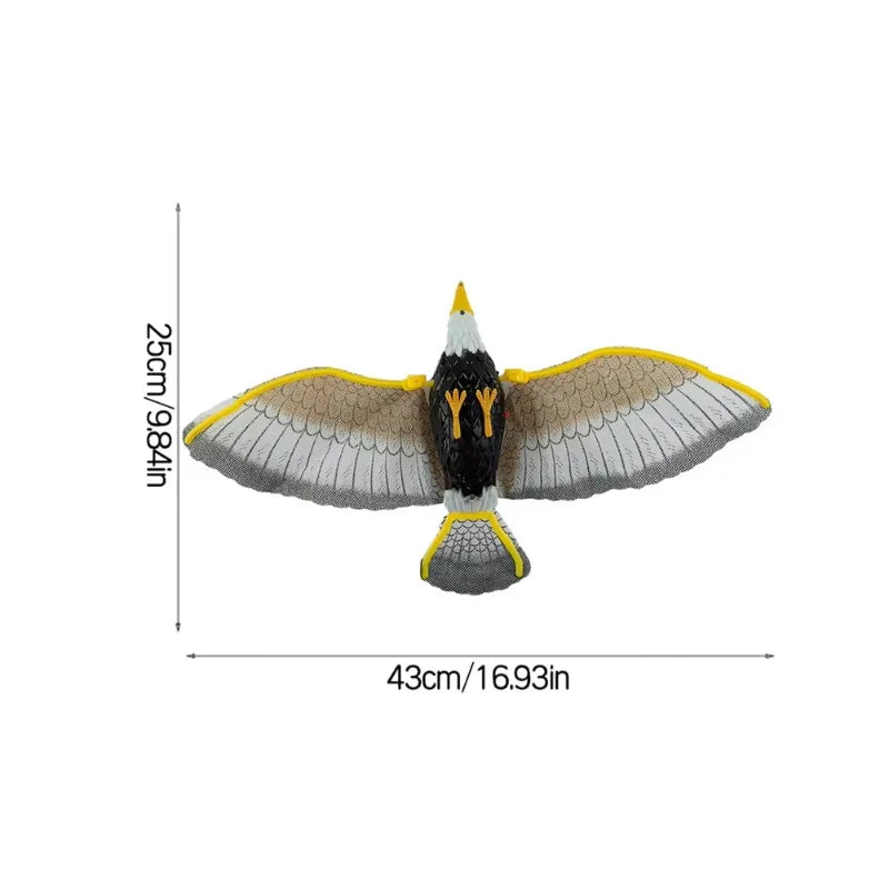 Circling Hanging Line Flying Eagle Simulation Flying