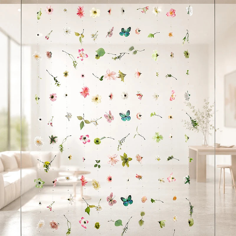 25/50Pcs 1.8m Silk Artificial Floating Flower String For Home Decoration, Wedding