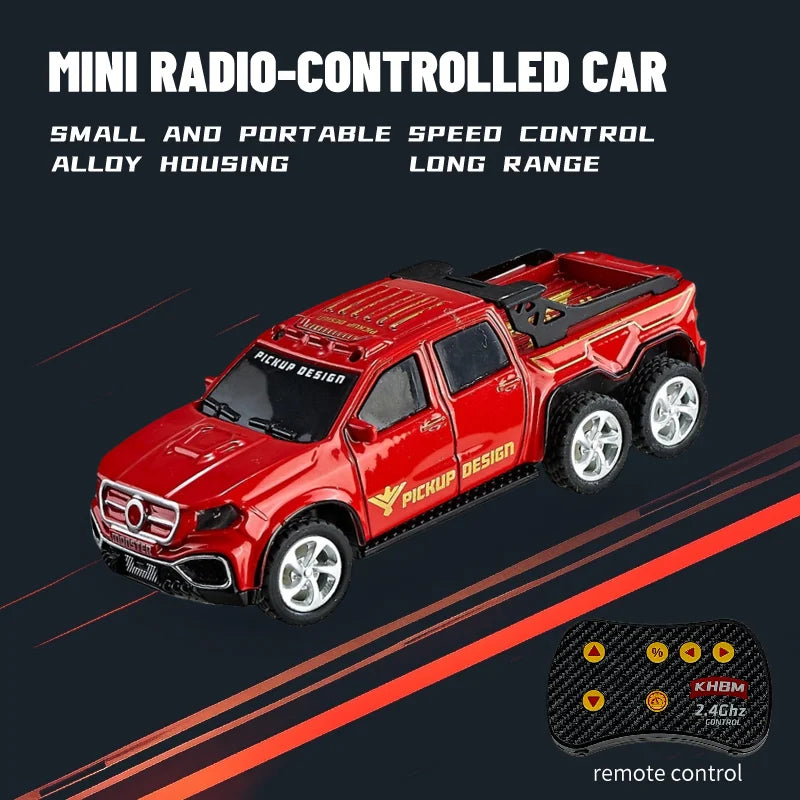 New RC Car MINI Alloy 1/64 Remote Control Car