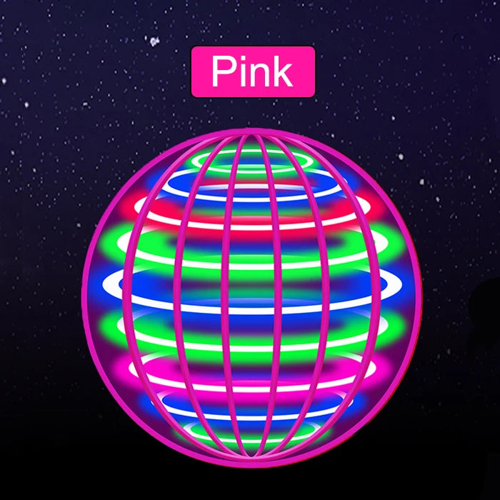 Flying ball, automatic spinning ball, LED dazzling lights, floating magic, fan, UFO flying machine