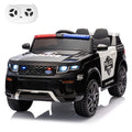 Kids Ride On Police Car 12V Battery Powered Electric Vehicle Power Wheel Ride