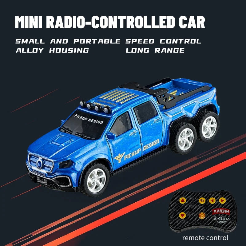 New RC Car MINI Alloy 1/64 Remote Control Car