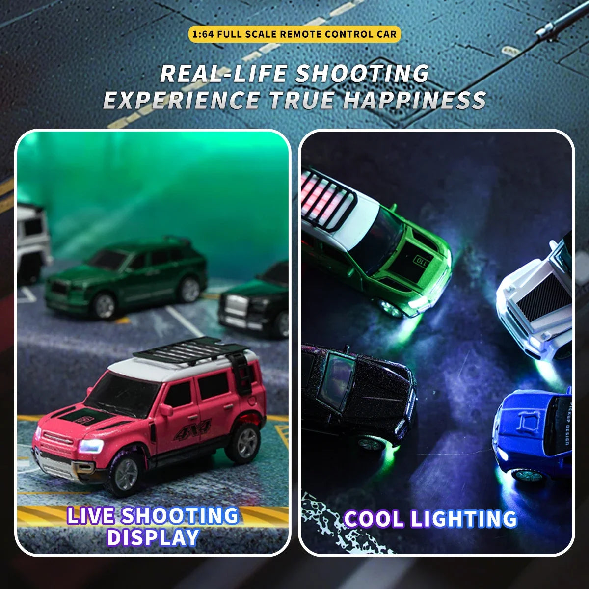 New RC Car MINI Alloy 1/64 Remote Control Car