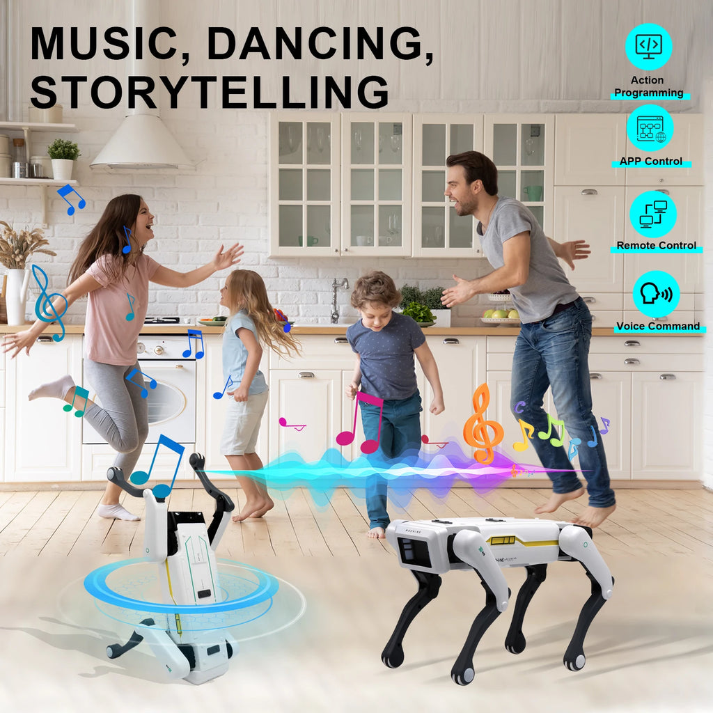 Intelligent AI RC Robot Dog Voice Dialogue APP Remote Control