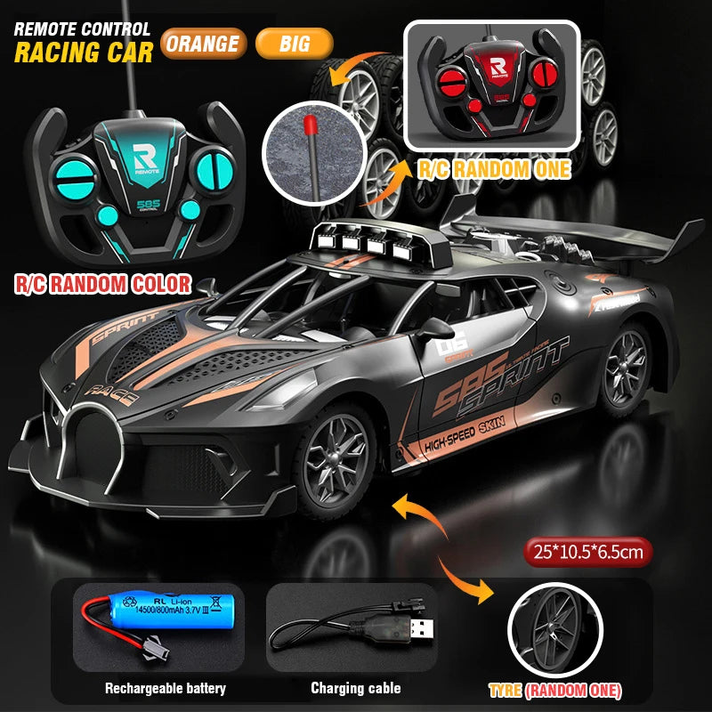 RC Car 4Ch High-Speed Remote Control Drift Racing Car Electric Sportscar