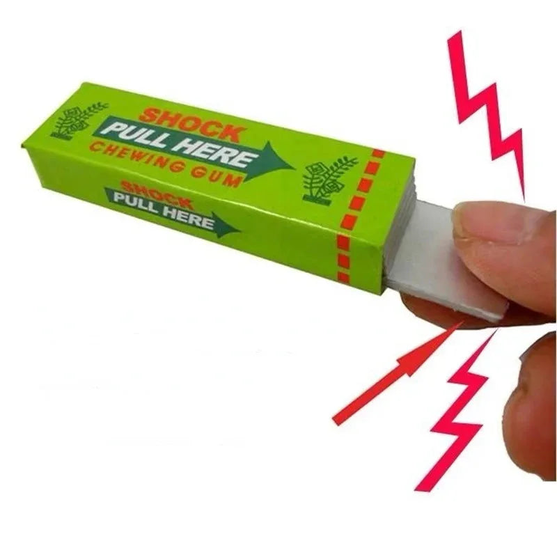 Electric Shock Joke Chewing Gum Pull Head