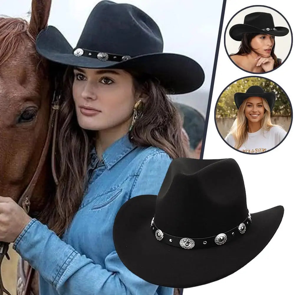 Boots On The Bend Vintage Western Hat for Girls Church US