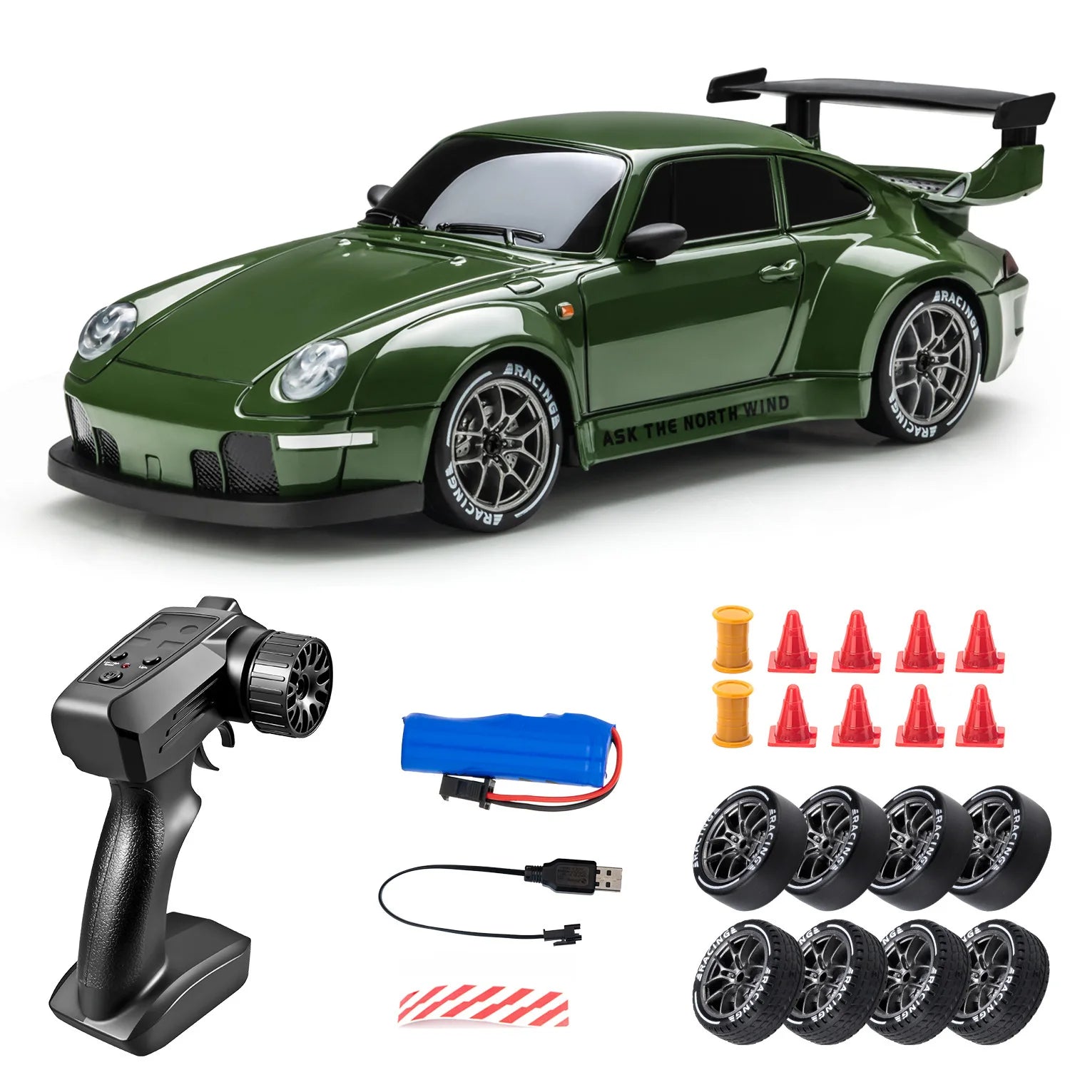 RC Drift Car 1:24 Remote Control Car for Adults 20 KM/H 4WD High Speed RC Cars