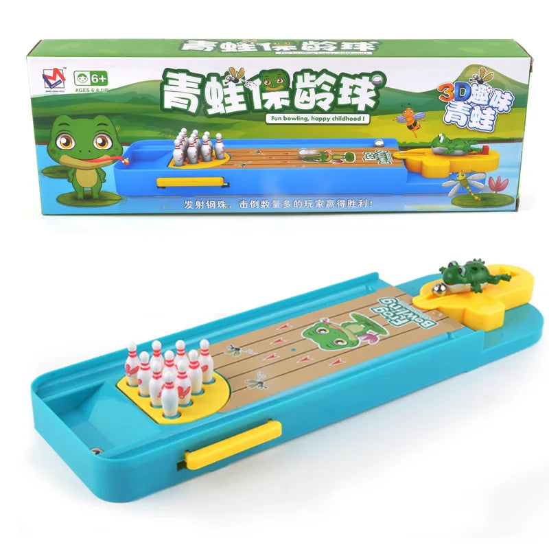Mini Desktop Bowling Game Toy Funny Indoor Parent-Child Interactive Table