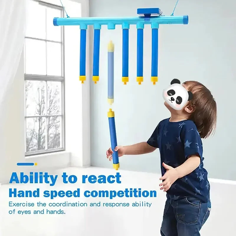 Challenge Falling Sticks Game Kids Stick Catching Toy Training Reaction Ability Educational Parent