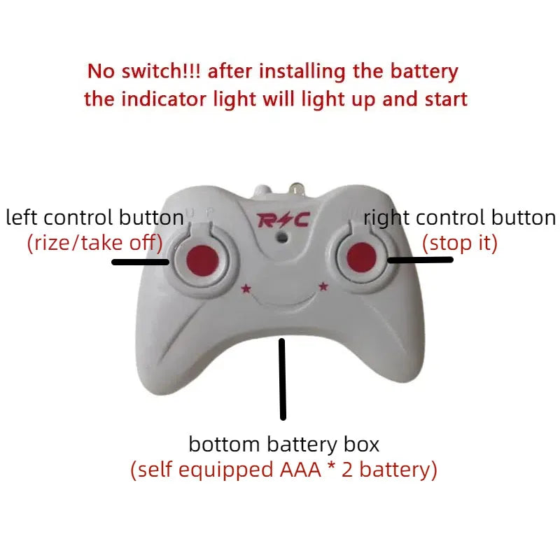 Rechargeable Mini RC Drone Remote Safe Fall-resistant RC Helicopters