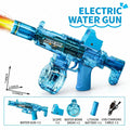 Simulated Firing and Recoil Electric Water Gun Toys Children Automatic Sensor Lights Water Pistol Kids Toy