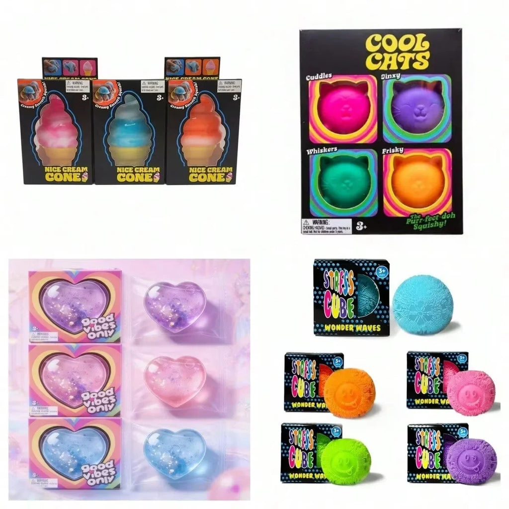 100+ Pieces Assorted Squishy Figures Blind Box Surprise Toys